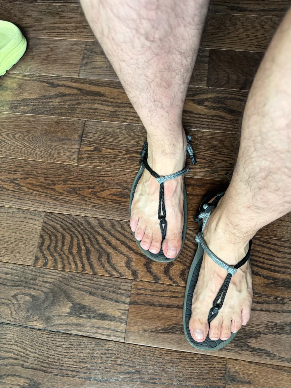 Xero Shoes  Black and Gray Rope-Strap Sandals